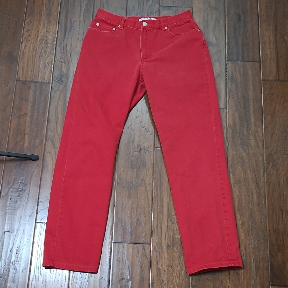 Tommy Hilfiger Red Jeans size 8